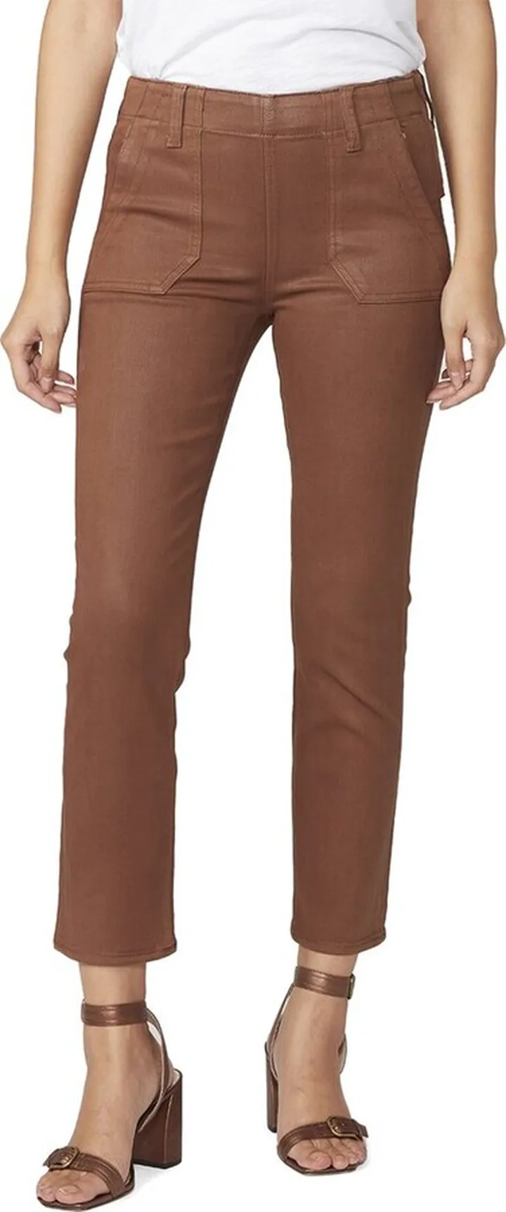 Paige Mayslie Slim Side Zipper Skinny Pant
