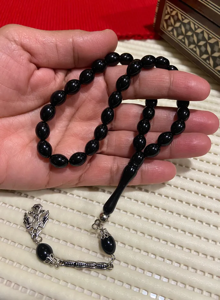 Faturan Bakelite Prayer Beads For Men 33 Beads Size 8mm x 10.5mm