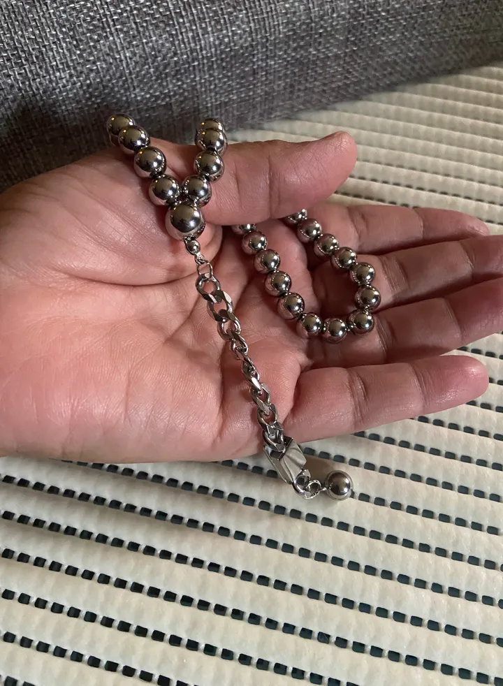 High Quality Stainless Steel Prayer Beads For Men 35 Beads Size 8mm