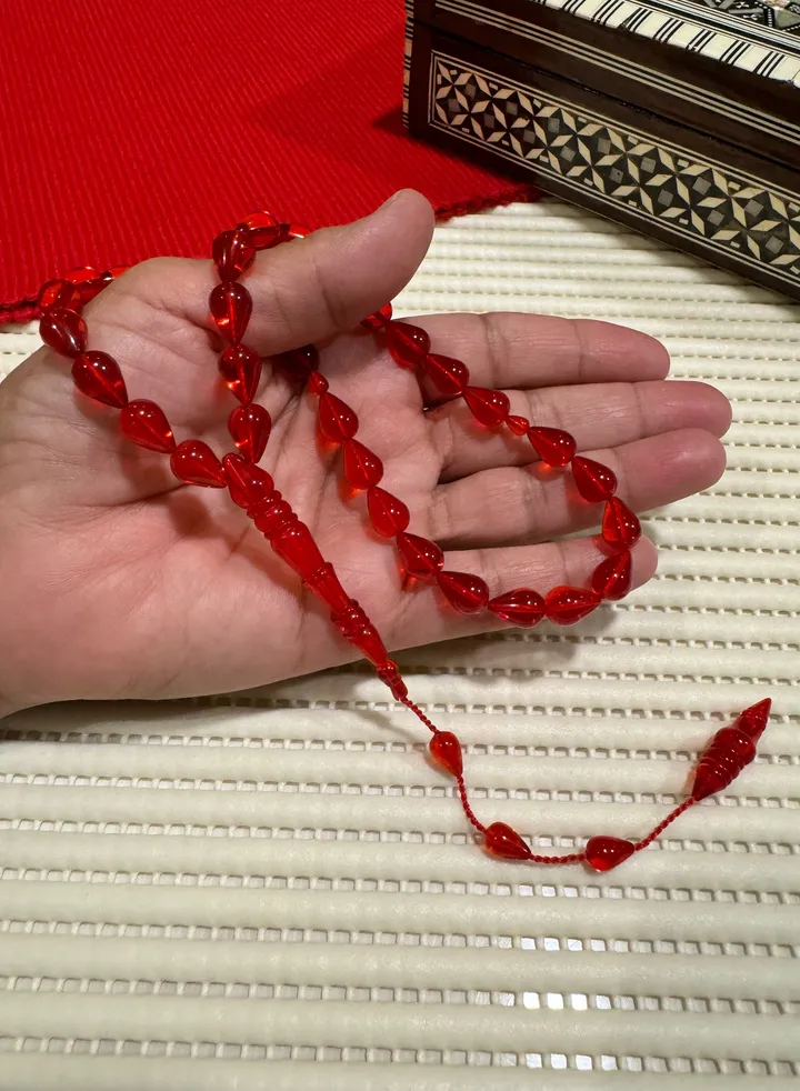 Faturan Bakelite Prayer Beads For Men 33 Beads Size 8mm x 10.5mm