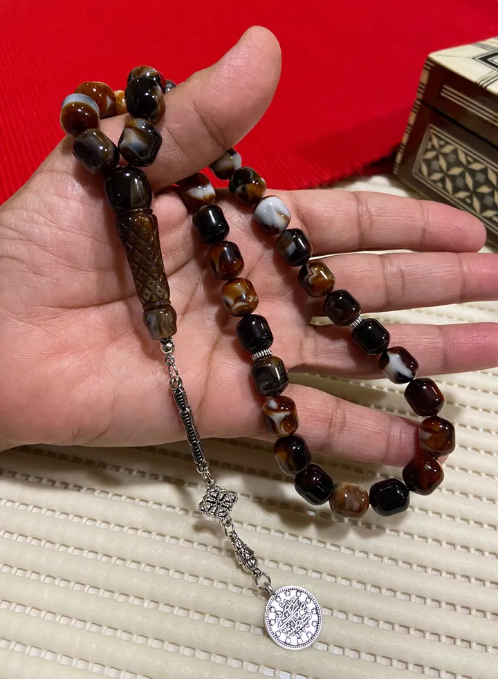 Faturan Bakelite Prayer Beads For Men 33 Beads Size 10mm x 11.5mm
