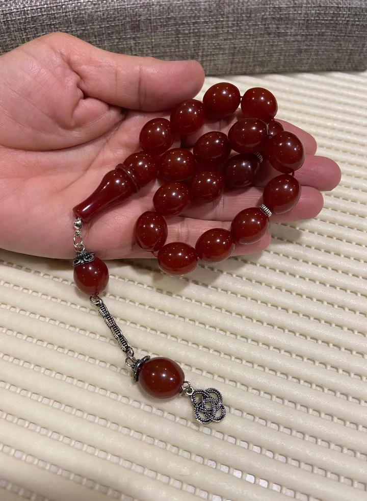 Faturan Prayer Beads For Men 17 Beads Size 13.5mm*15.5mm