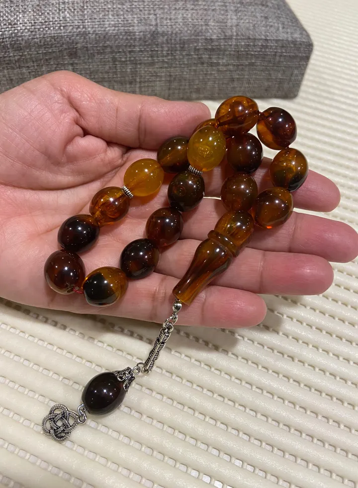 Faturan Prayer Beads For Men 17 Beads Size 13.5mm*15.5mm