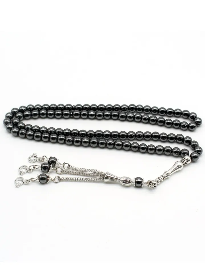 Obsidian Rosary 99 Beads 6mm