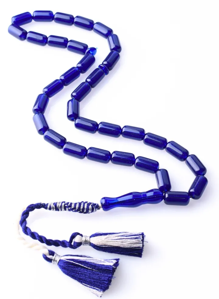 Islamic 33 Count Prayer Beads Blue Color