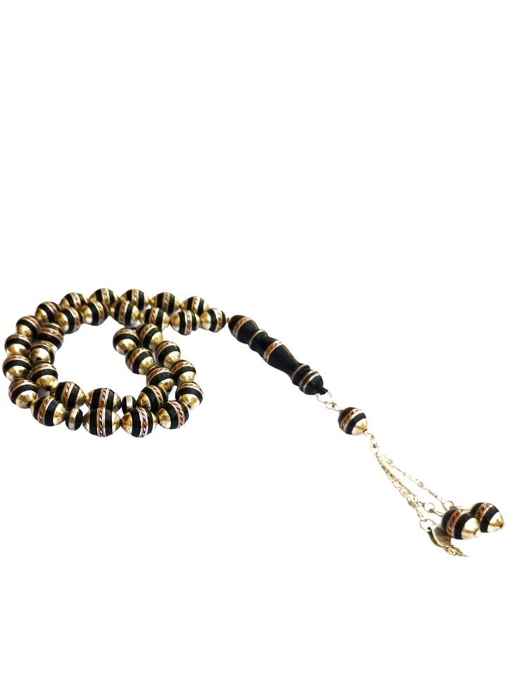 Coke wood rosary with silver tassel cut rosary prayer jewelry with strong and durable silver._x000D_