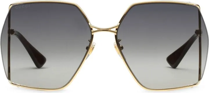 Oval-Frame Sunglasses