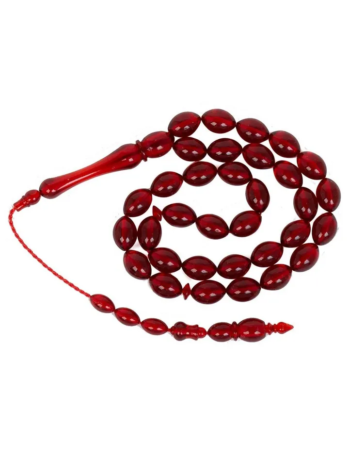 Red acrylic rosary