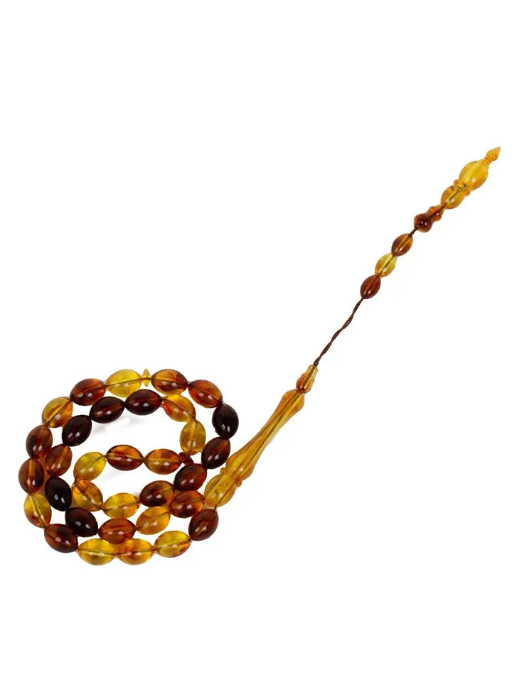 Brown acrylic rosary