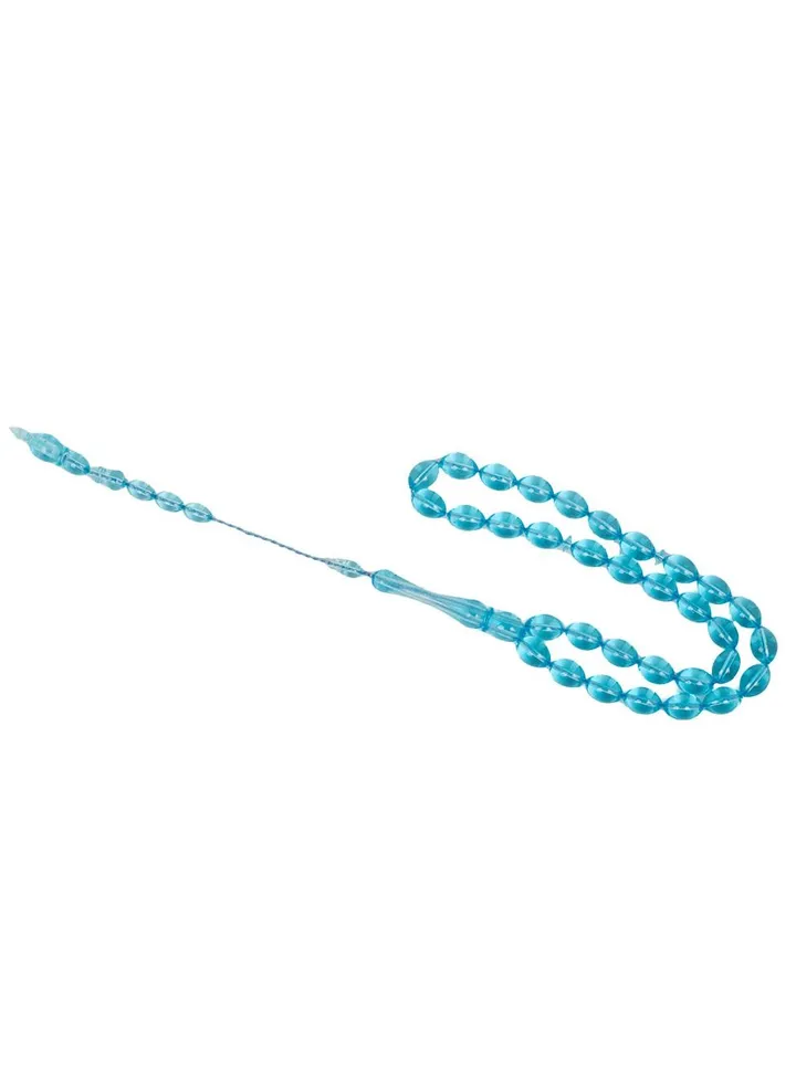 Sky blue acrylic rosary
