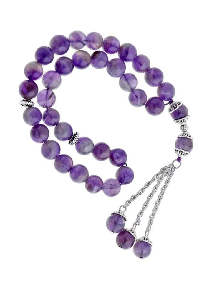 Natural Amethyst Stone Beads Tasbih