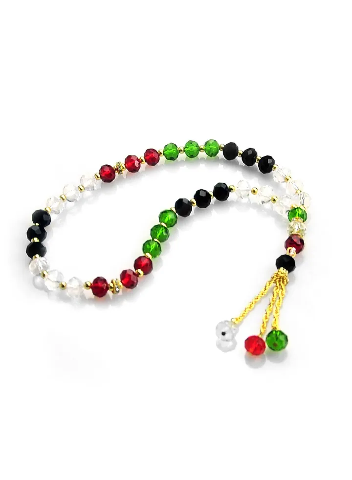33 10mm Crystal Bracelet Lslamic Prayer Beads