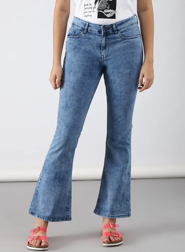 Casual Skinny Fit Jeans Indigo
