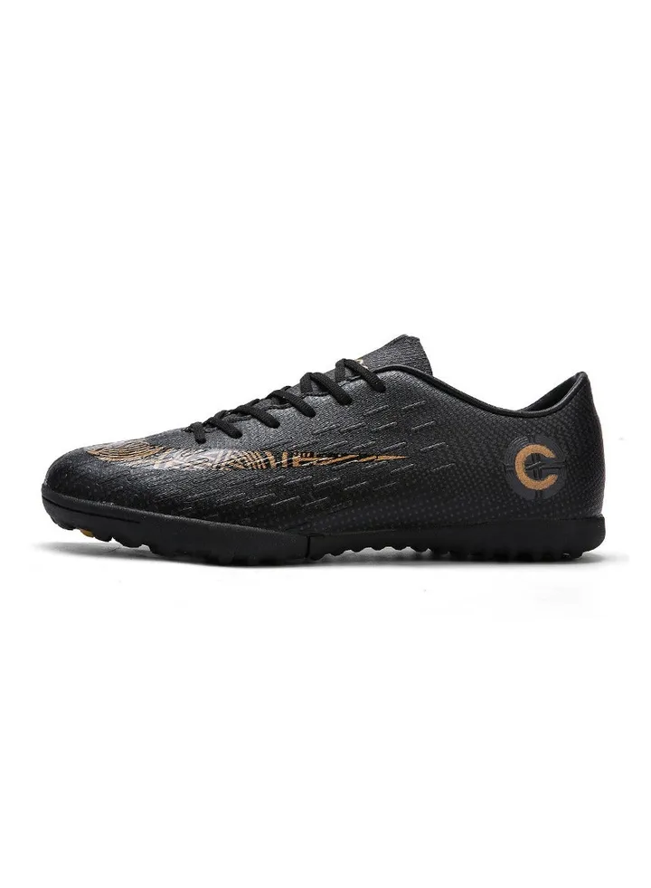Men's Low Top Foccer Shoes Long Spikes Shredded Spikes Training Sneakers