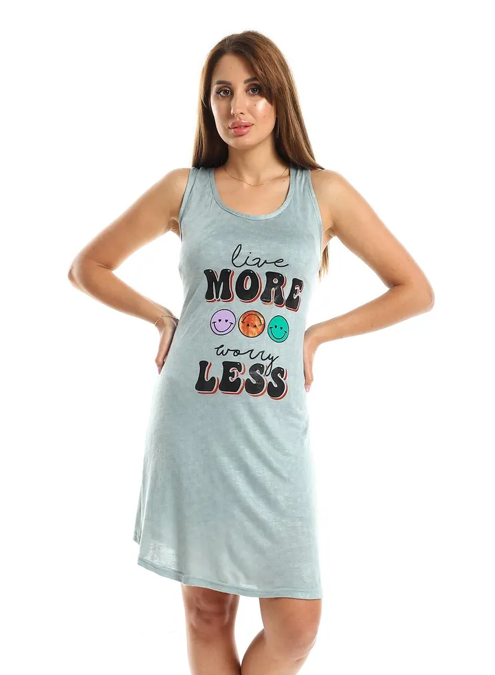 Home Wear Sleep Shirt Cash Mayo Dress Printed