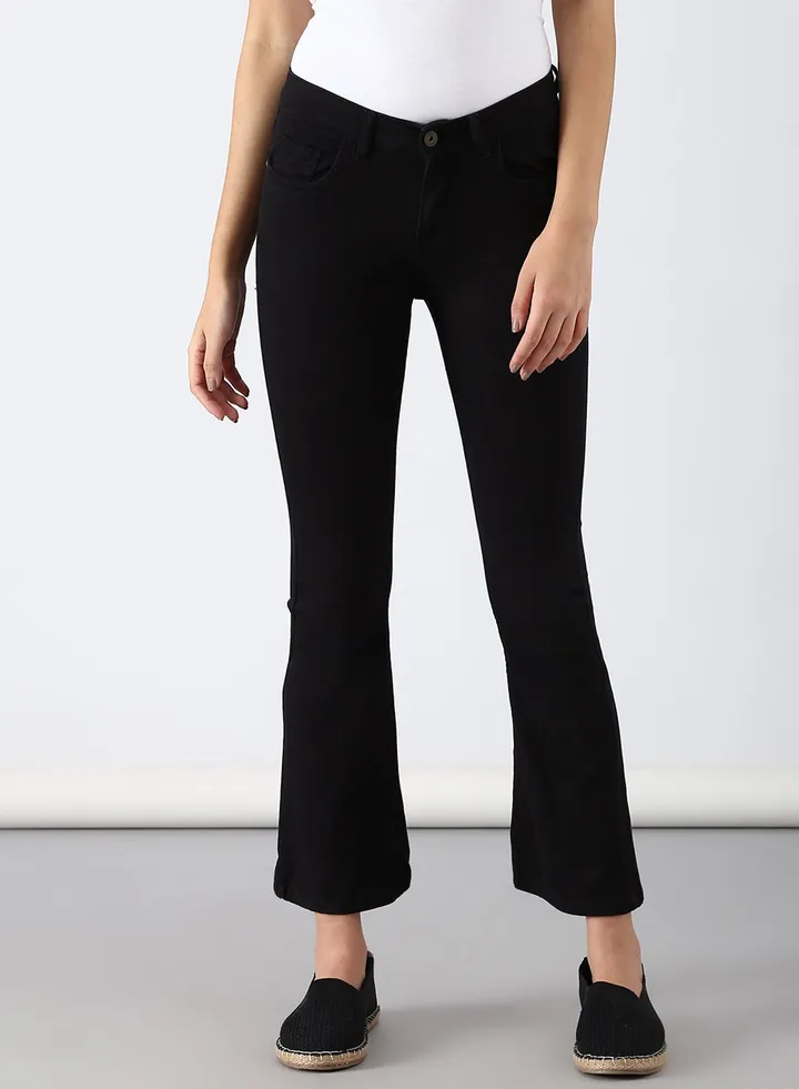 Casual Slim Fit Jeans Black