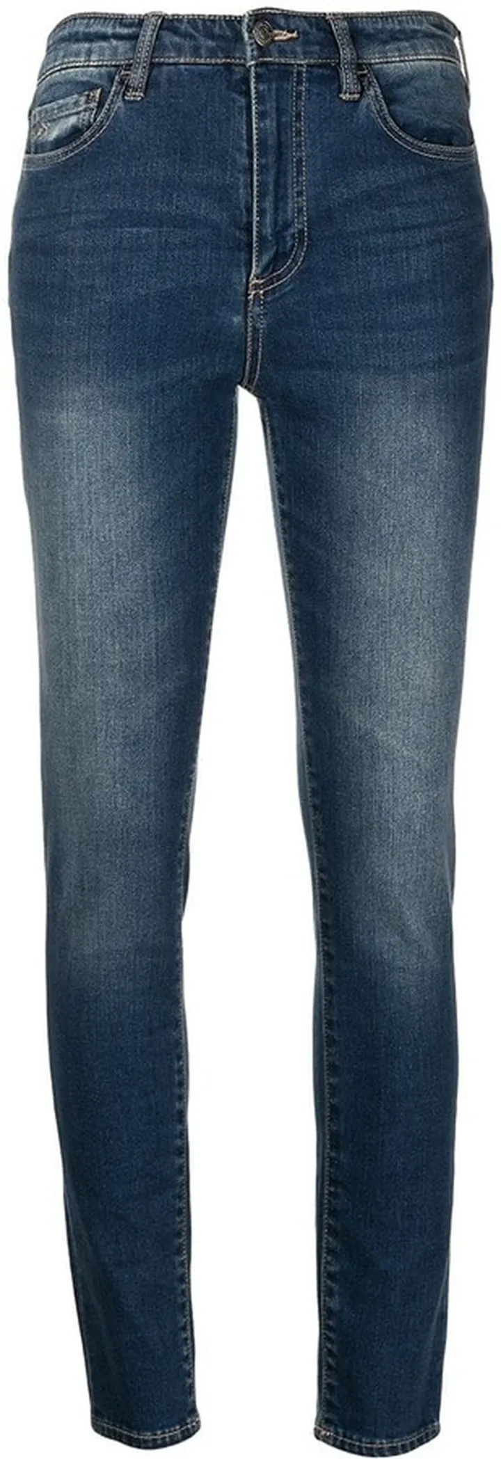 High-Rise Slim-Cut Jeans