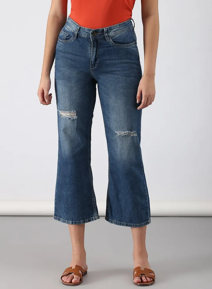 Casual Slim Fit Jeans Blue