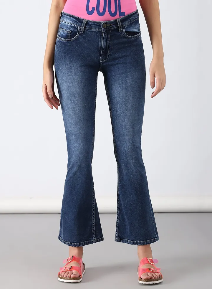 Casual Slim Fit Jeans Blue