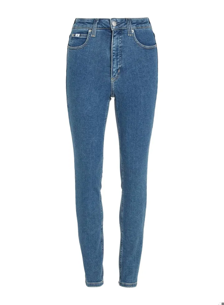 Women's High Rise Skinny Jeans, Blue