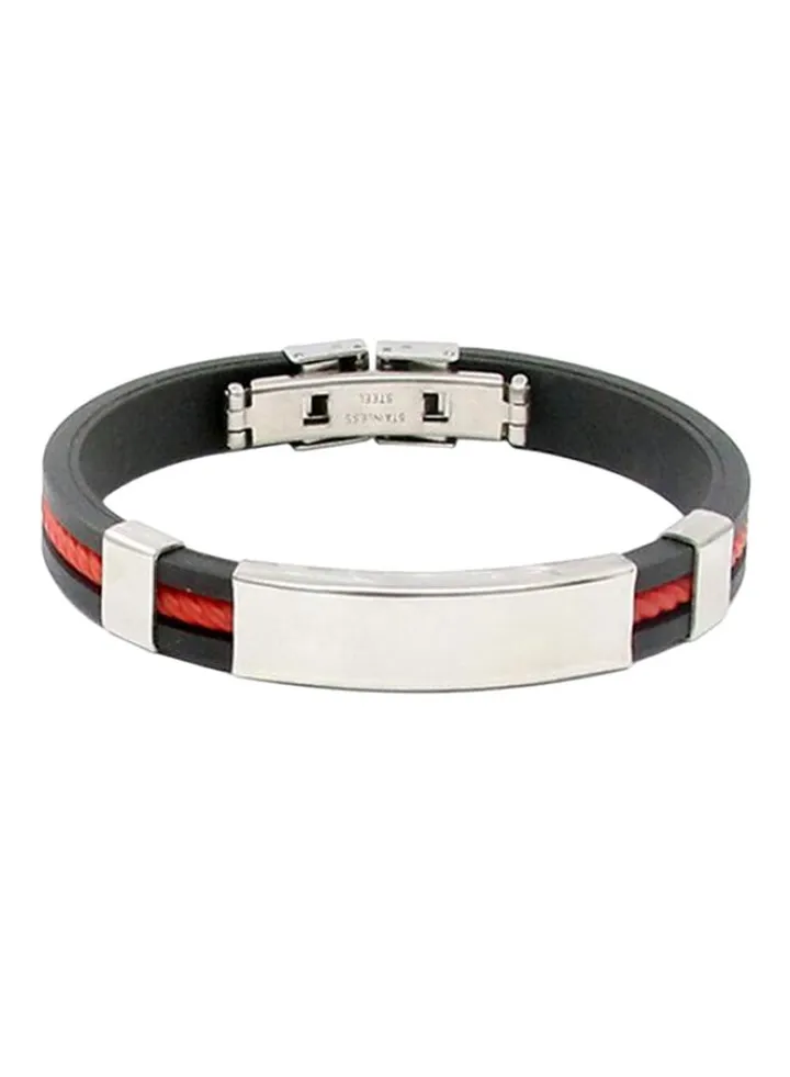 Rubber Wristband Cuff Bracelet