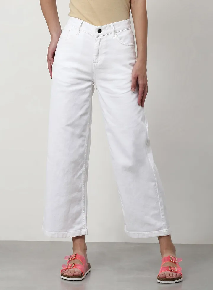 Casual Slim Fit Jeans White