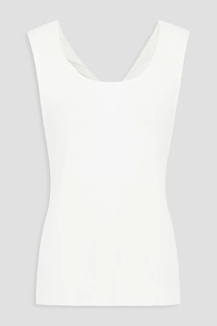 Mimosa twisted ribbed-knit tank