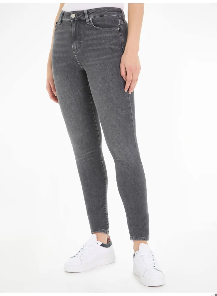 Women's Flex Harlem High Rise Super Skinny Jeans, Grey