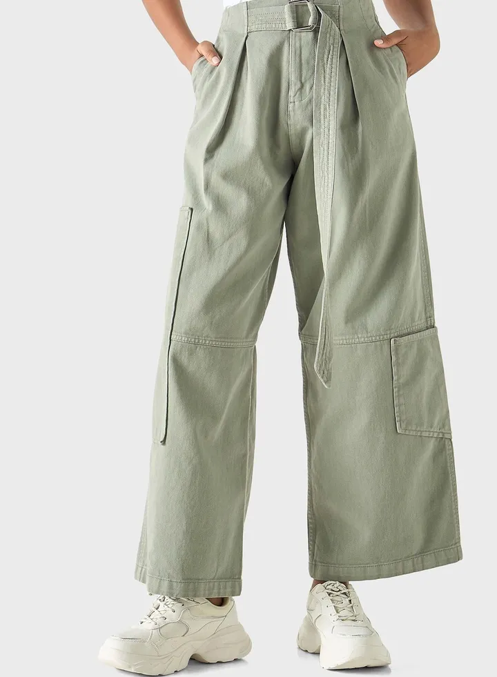 Pocket Detail Jeans