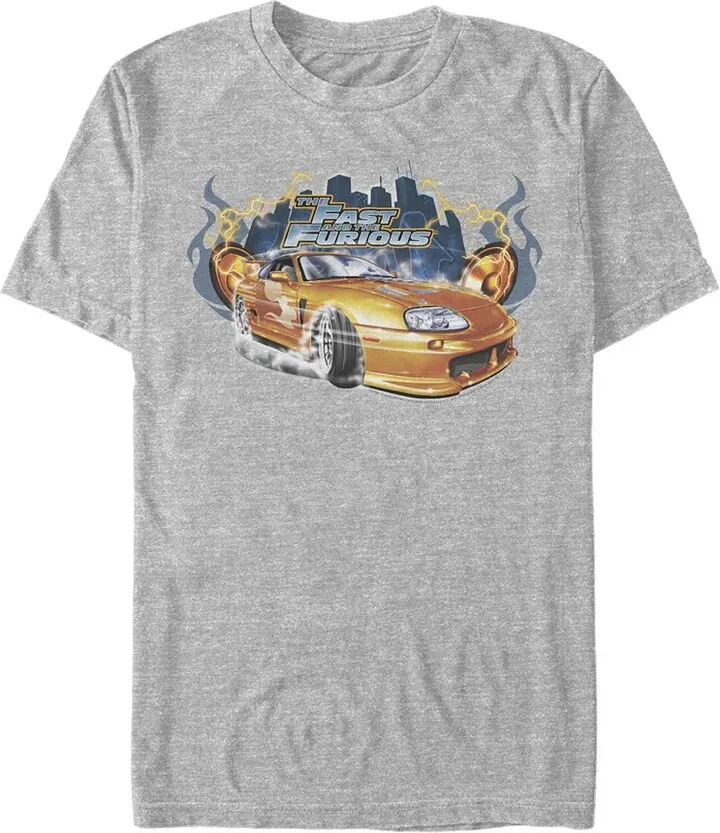 Men's Fast & Furious Fast & Furiousen Car Race T-Shirt - Athletic Heather - Small