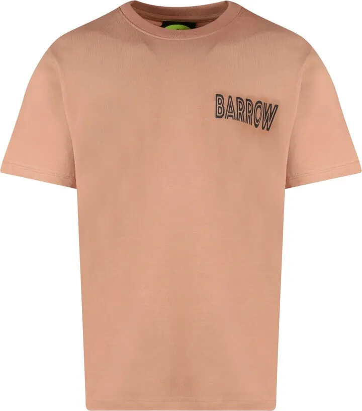 Cotton t-shirt with frontal logo print