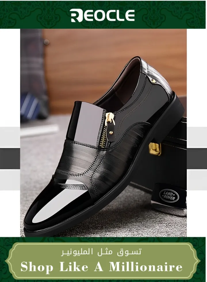 Men's Formal Shoes Spring Fashion Pointed Toe Shoes Breathable and Comfortable Men's Casual Business Shoes