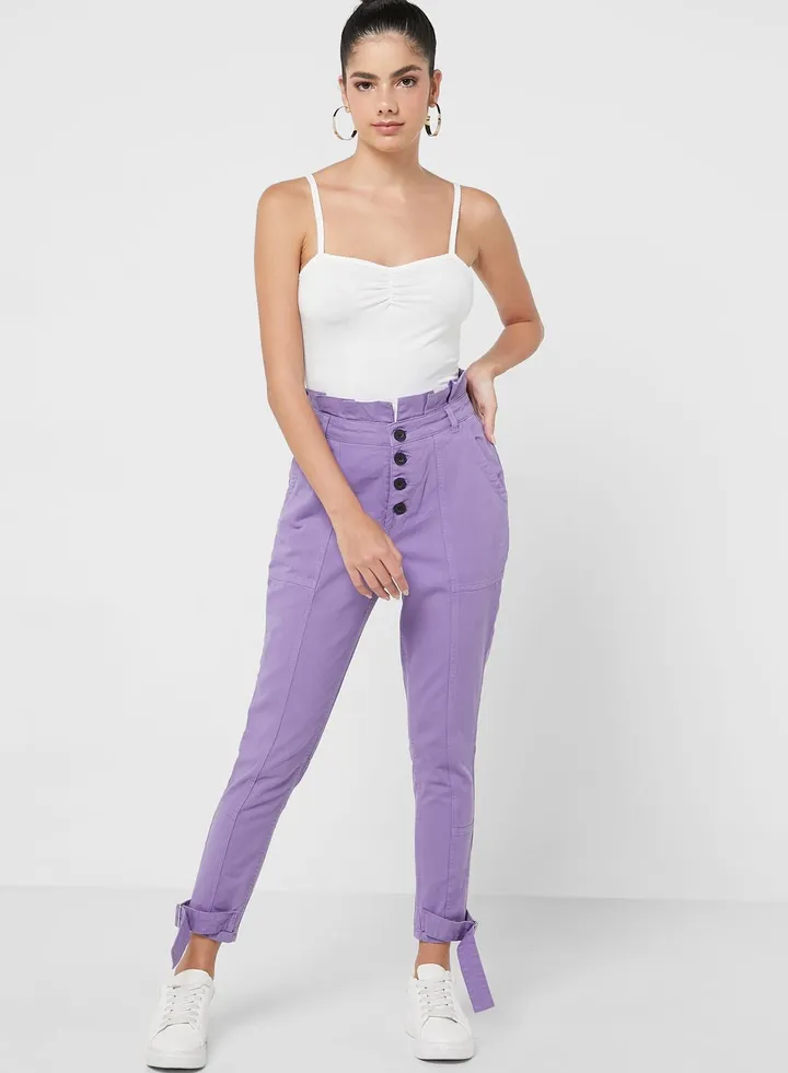 Paperbag Tapered Jean