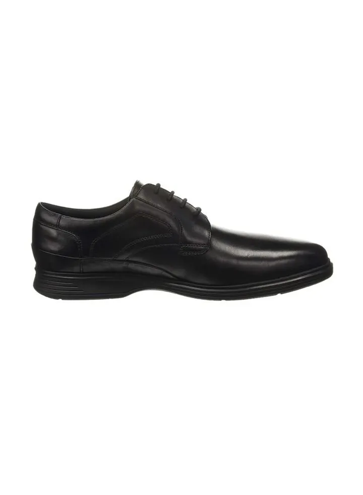 Men's Oxford Derby Lace up Comfort Black Leather Work Office Formal Occasion Party Wear Premium Shoes