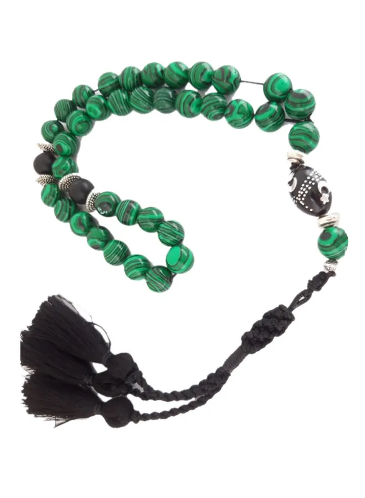 Stars Engraded Vintage Prayer Beads
