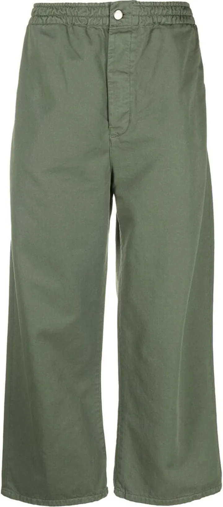 Kobe elasticated waistband wide-leg trousers