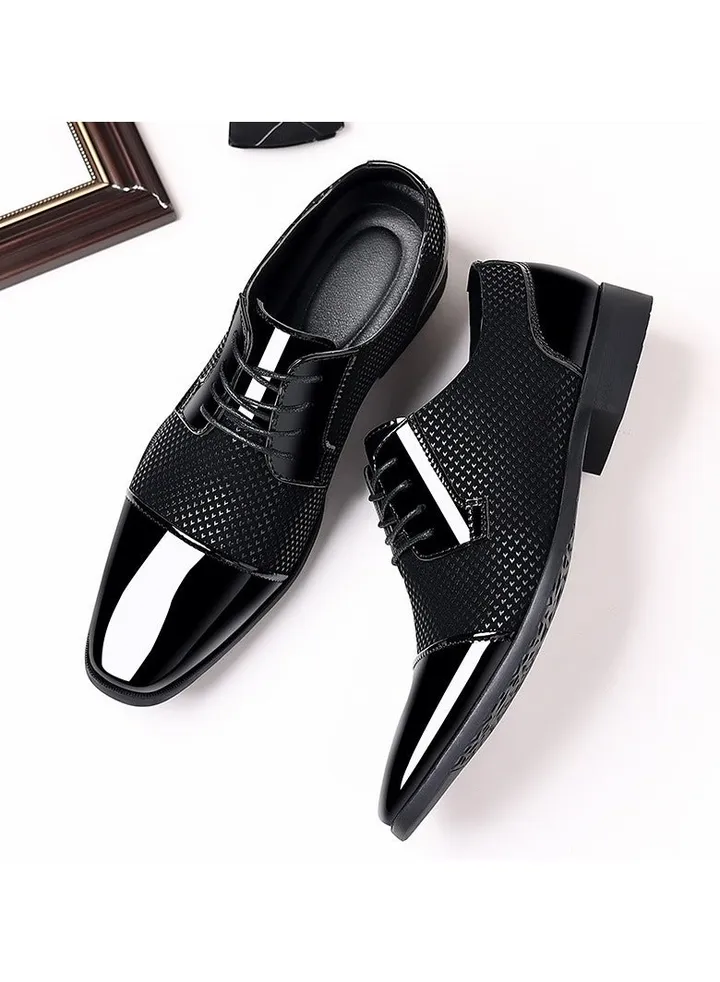 New Men's Business Wedding Leather Casual Shoes