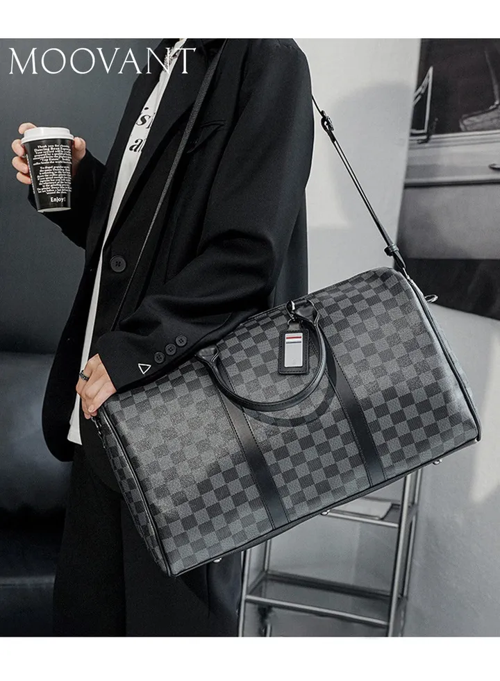 Fashion Business Large Capacity Travel Bag Waterproof Sports Fitness Bag Business Trip Boarding Storage Bag