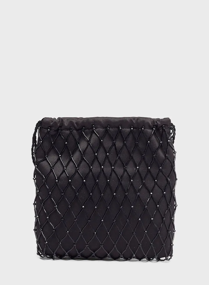 Beaded Bucket Bag