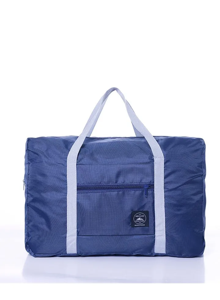 Foldable Luggage Hand Travel Bag Foldable Travel Duffel Bag, Travel Bag , Sport Totes , Shoulder Shopping Bag , Luggage Bag Dark Blue