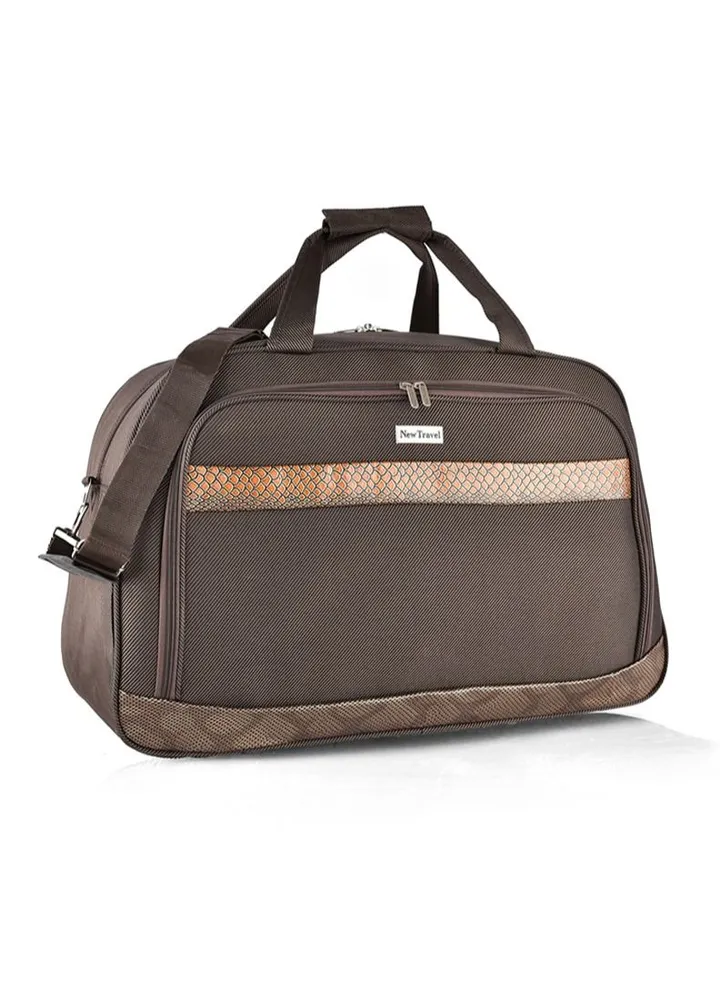 New Travel Fabric Duffel Bags Travel Luggage Shoulder Bag 22 Inch 1Pc DQ21-11-22 Brown