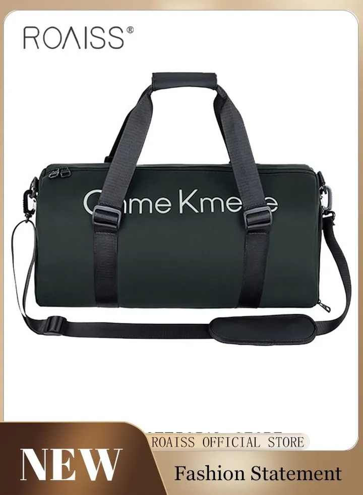 Unisex Gym Duffel Bag Shoes Compartment Lightweight Waterproof Multipurpose Large Capacity Outdoor Luggage Handbag for Fitness Sports Swimming Travel
