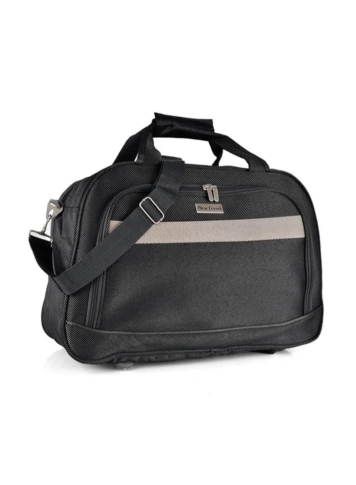 New Travel Fabric Duffel Bags Travel Luggage Shoulder Bag 22 Inch Black