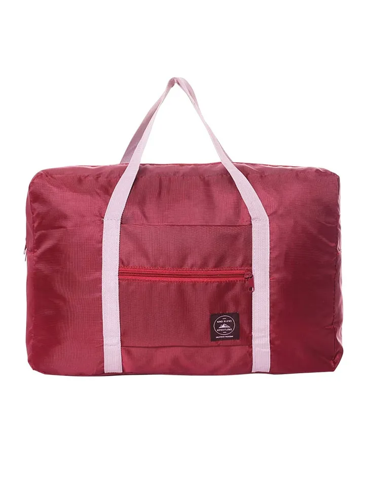 Foldable Luggage Hand Travel Bag Foldable Travel Duffel Bag, Travel Bag , Sport Totes , Shoulder Shopping Bag , Luggage Bag (Red)