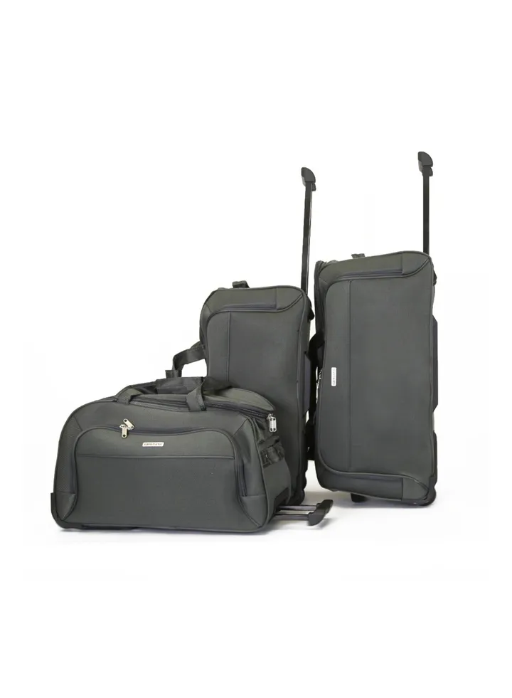 Giordano Duffel bag 3 Pieces Set,Grey (S-19",M-21",L-23")