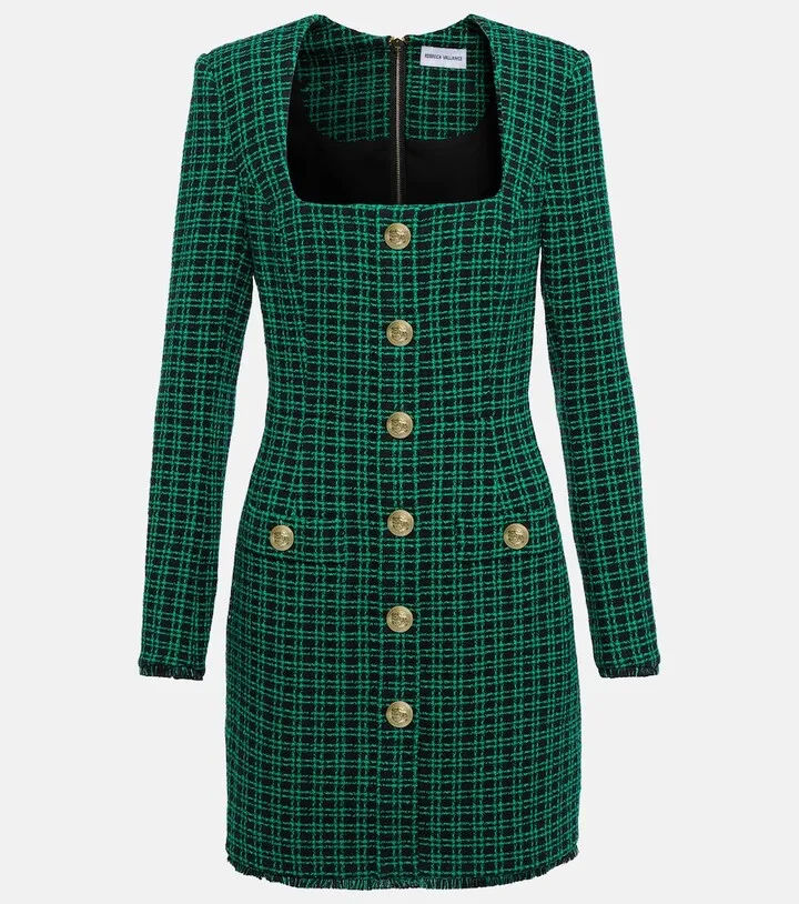 Becca cotton-blend minidress