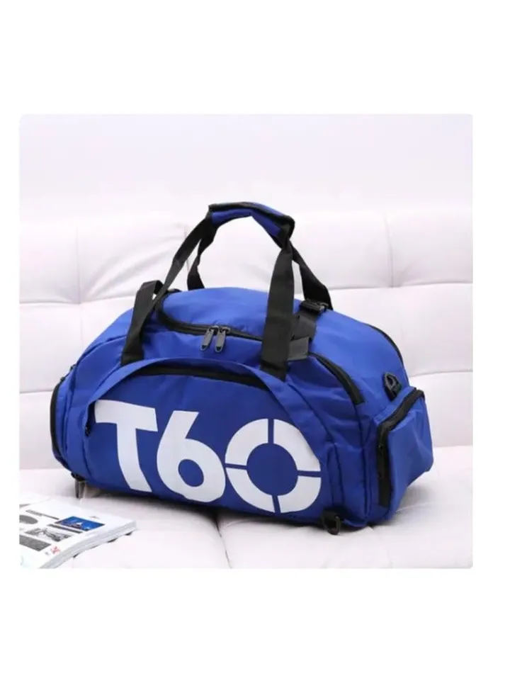 Gym Bag, Travel Duffel Bag with Wet Pocket and Shoe Compartment Ultra Lightweight 60L