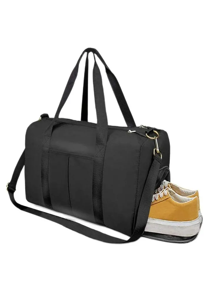 Black Sports Gym Bag
