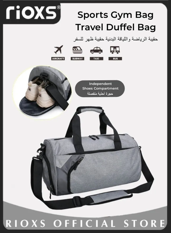 Sports Gym Bag with Shoes Compartment Dry Wet separation Sports Bag Fitness Bag Outdoor Sport Travel Duffel Bag for Men and Women Yoga Sports Backpack