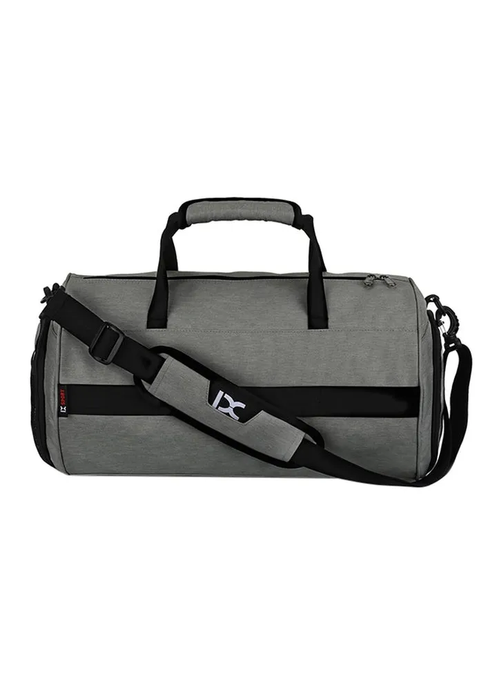 Waterproof Travel Duffle Bag With Shoe Compartment Dark Grey/Black